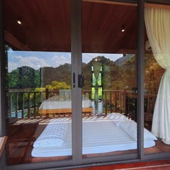 Balcony of the Deluxe Premium Apple House room