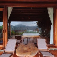 Plum's balcony