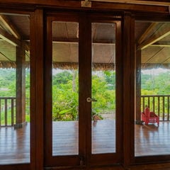 In the middle of Sang's house